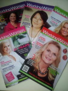 A collection of some of the editions Sue's had articles published in.